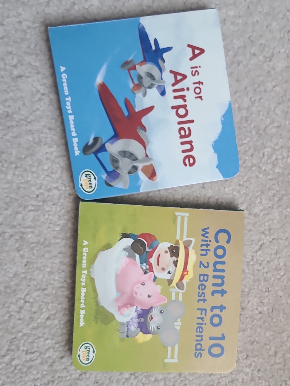 Green Toys: Board Book Set - A is for Airplane & Count to 10